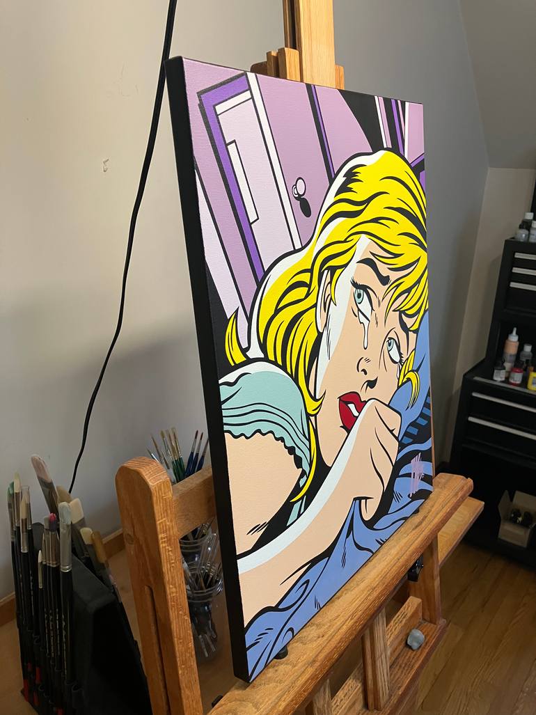 Original Pop Art Women Painting by Terry Kennedy