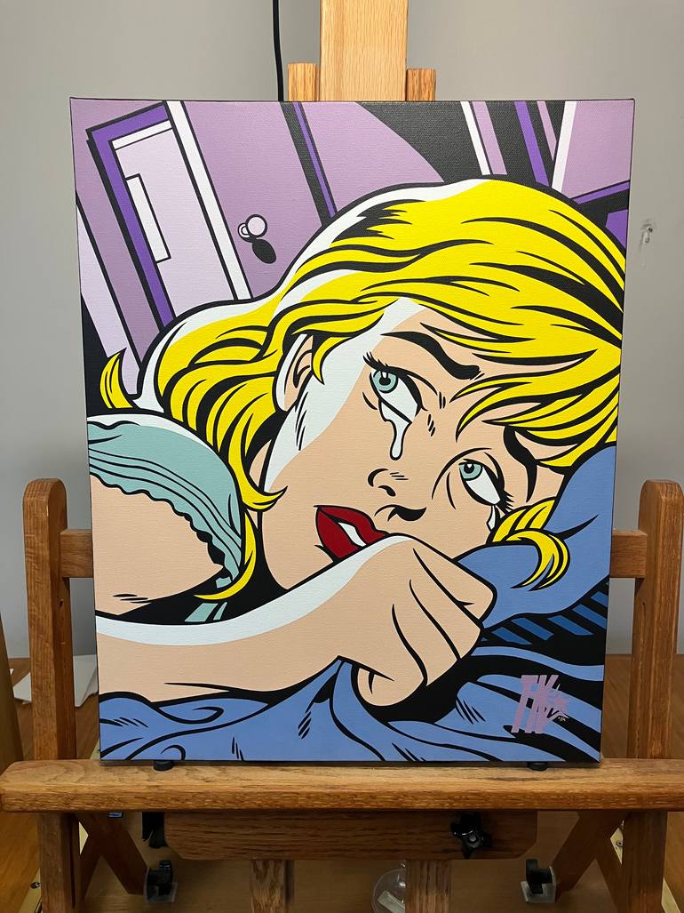 Original Pop Art Women Painting by Terry Kennedy