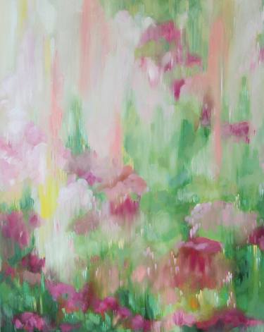 Original Abstract Expressionism Garden Paintings by ALINA OLKHOVIKOVA