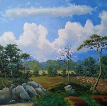 Original Landscape Paintings by Marcelino Vizcaino