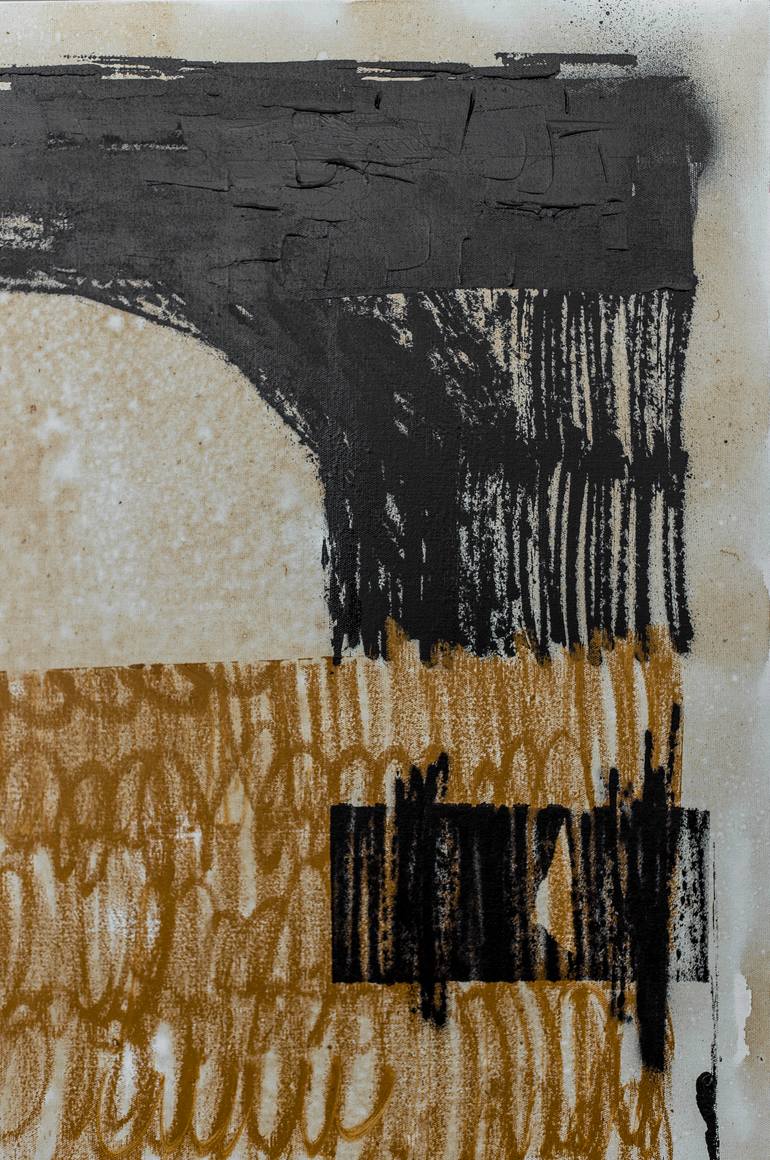 Original Abstract Expressionism Abstract Painting by Andrei Moldovan