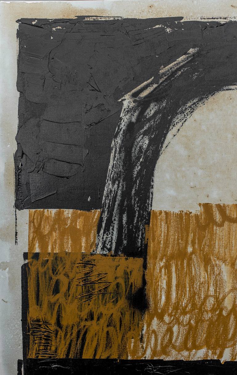 Original Abstract Expressionism Abstract Painting by Andrei Moldovan