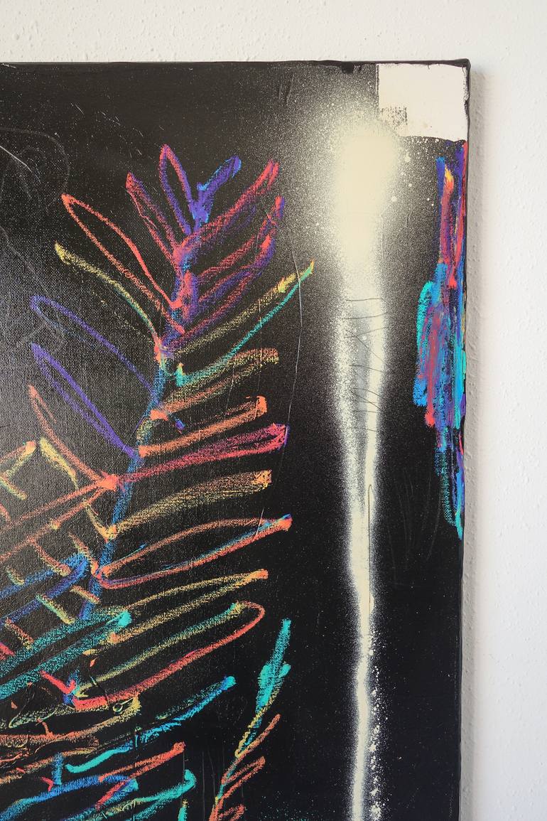 Original Abstract Expressionism Abstract Painting by Andrei Moldovan