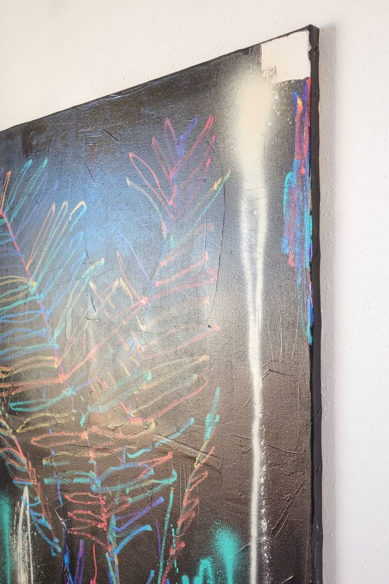 Original Abstract Expressionism Abstract Painting by Andrei Moldovan