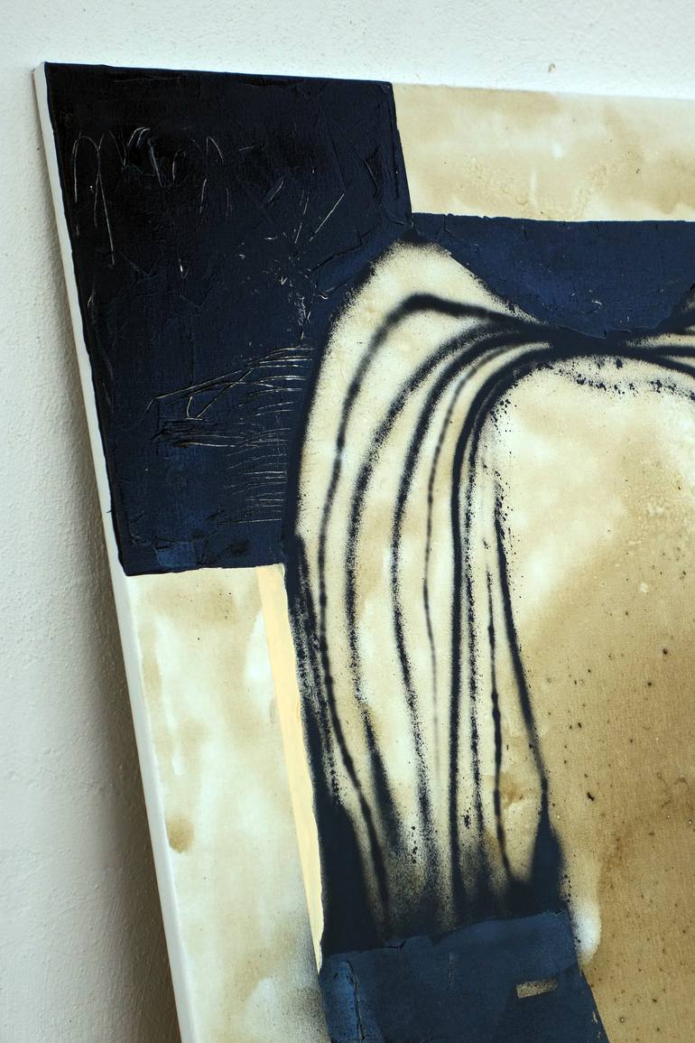 Original Abstract Expressionism Abstract Painting by Andrei Moldovan