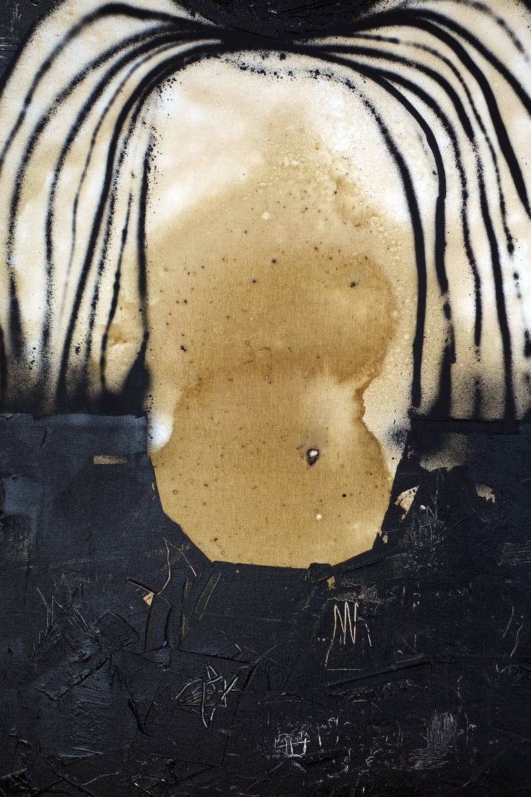 Original Abstract Expressionism Abstract Painting by Andrei Moldovan