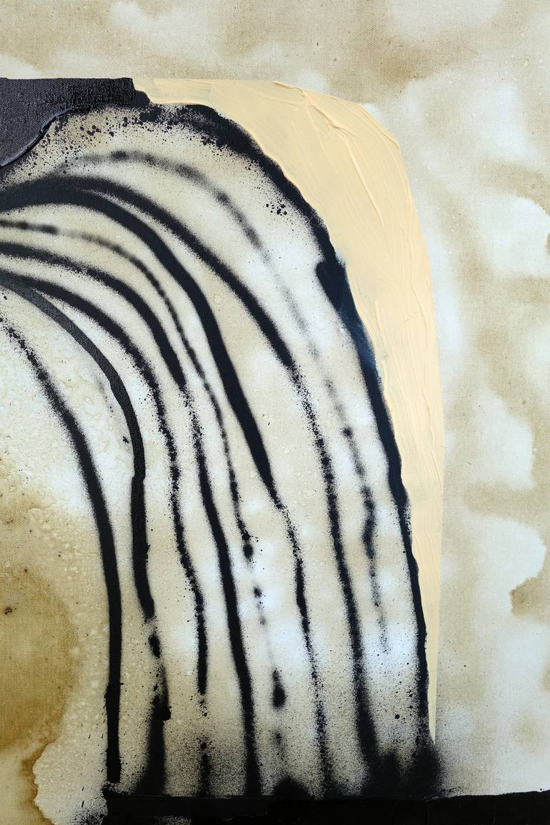 Original Abstract Expressionism Abstract Painting by Andrei Moldovan