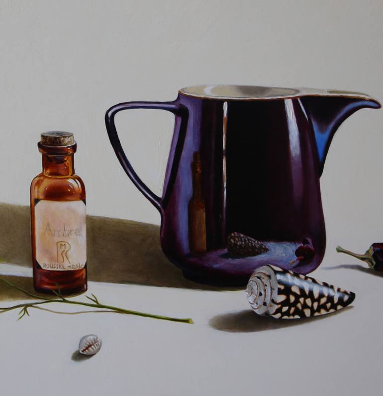 Original Figurative Still Life Painting by Sylvie Roussel Méric
