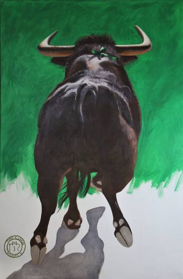 Original Figurative Animal Paintings by Sylvie Roussel Méric