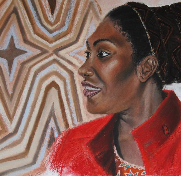 Original Figurative People Drawing by Sylvie Roussel Méric