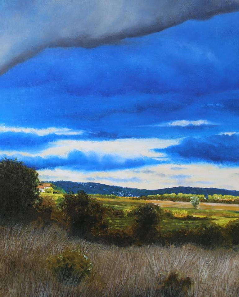 Original Figurative Landscape Painting by Sylvie Roussel Méric