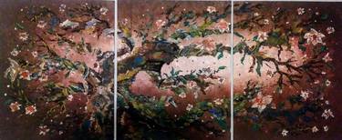Original Abstract Expressionism Nature Paintings by Eric Valhalla