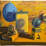 Snail with Cookie Tin and Croquet Ball by David Orban