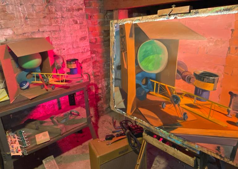 Original Figurative Still Life Painting by David Orban