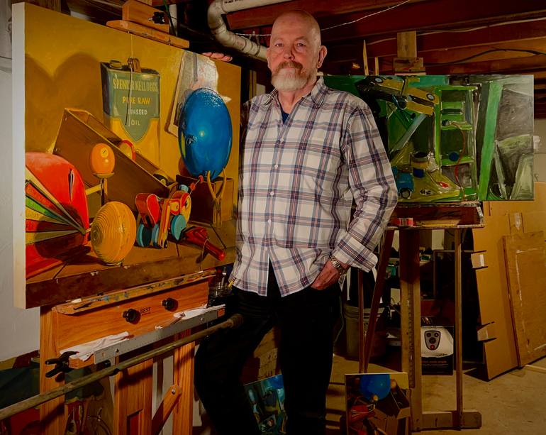 Original Figurative Still Life Painting by David Orban