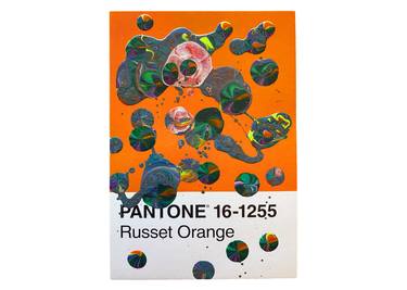 Pantone 16-1255, Russet Orange. 5x4" 2021. thumb