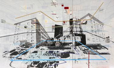 Original Abstract Architecture Paintings by Suzana Brborovic