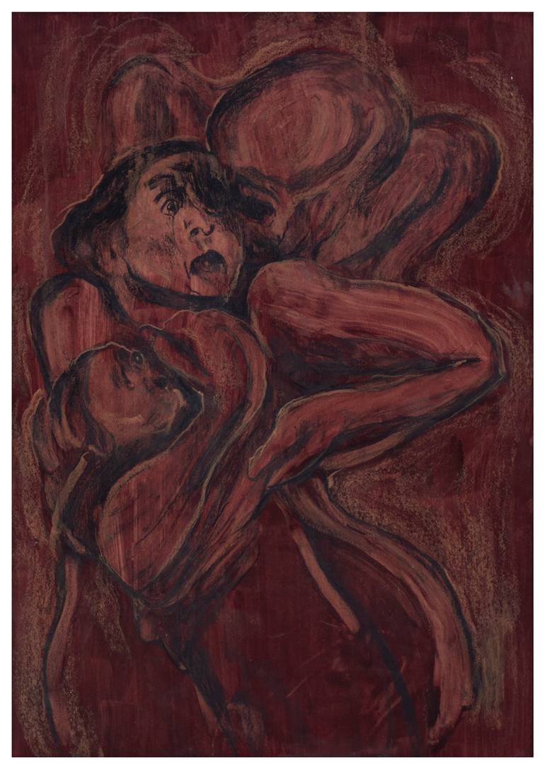 Original Abstract Expressionism Other Painting by Iro Bartzioka