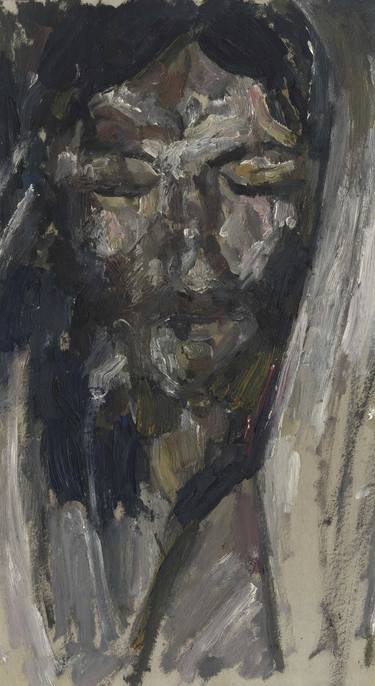 Original Abstract Expressionism Portrait Paintings by Iro Bartzioka