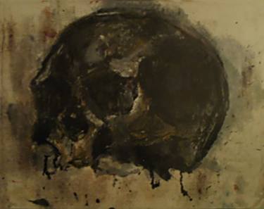 Original Abstract Expressionism Mortality Paintings by Iro Bartzioka