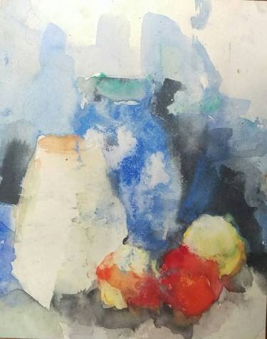 Print of Abstract Expressionism Still Life Paintings by Iro Bartzioka