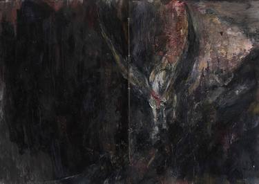 Original Abstract Expressionism Religious Paintings by Iro Bartzioka