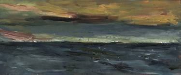 Original Abstract Expressionism Beach Paintings by Iro Bartzioka