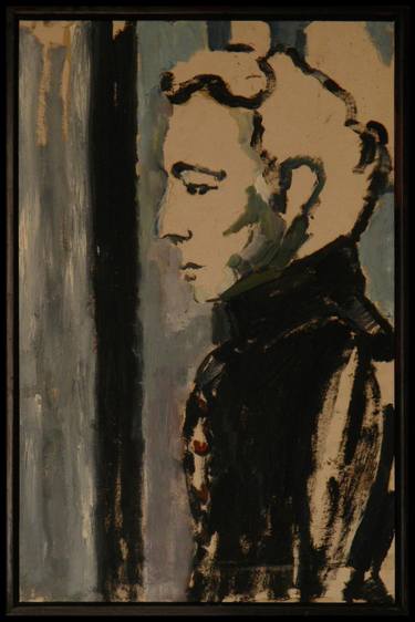 Original Abstract Expressionism Men Paintings by Iro Bartzioka