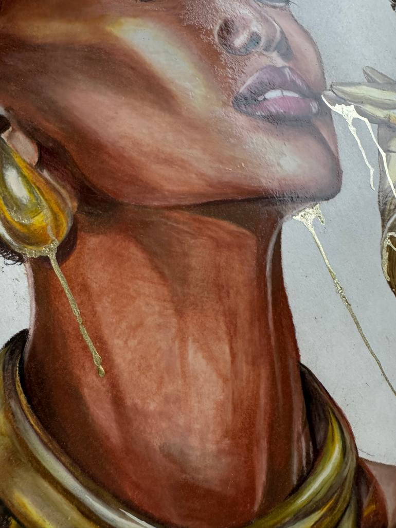 Original Figurative Women Drawing by Sally Bailey