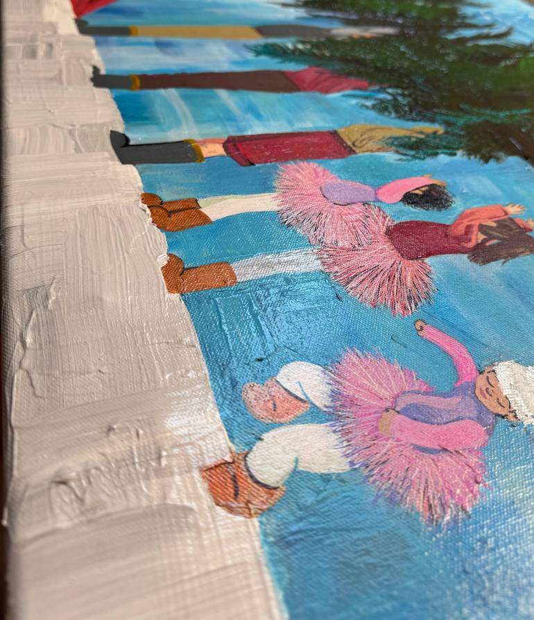 Original Figurative Children Painting by Sally Bailey