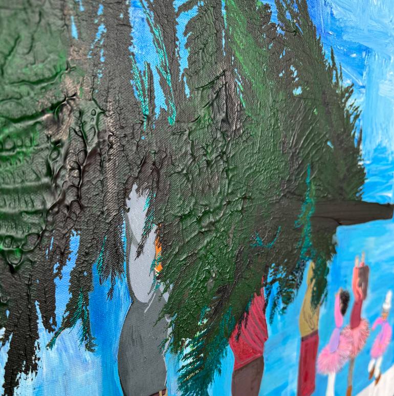 Original Figurative Children Painting by Sally Bailey