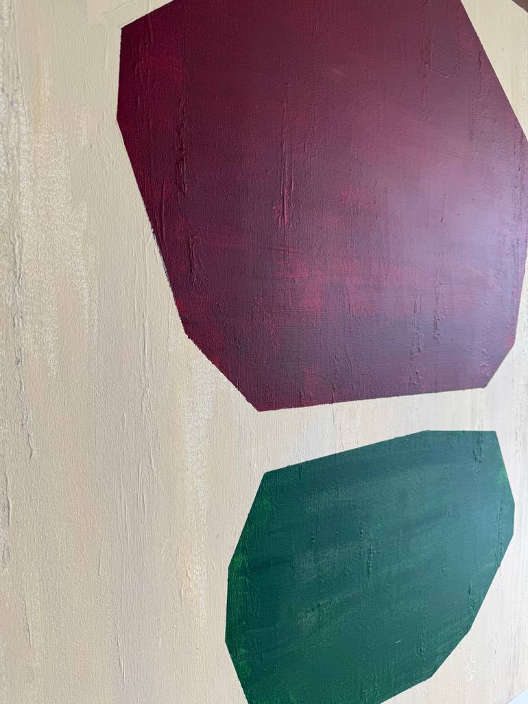 Original Art Deco Abstract Painting by Sally Bailey