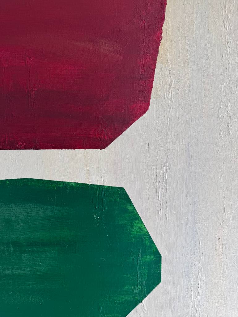 Original Art Deco Abstract Painting by Sally Bailey