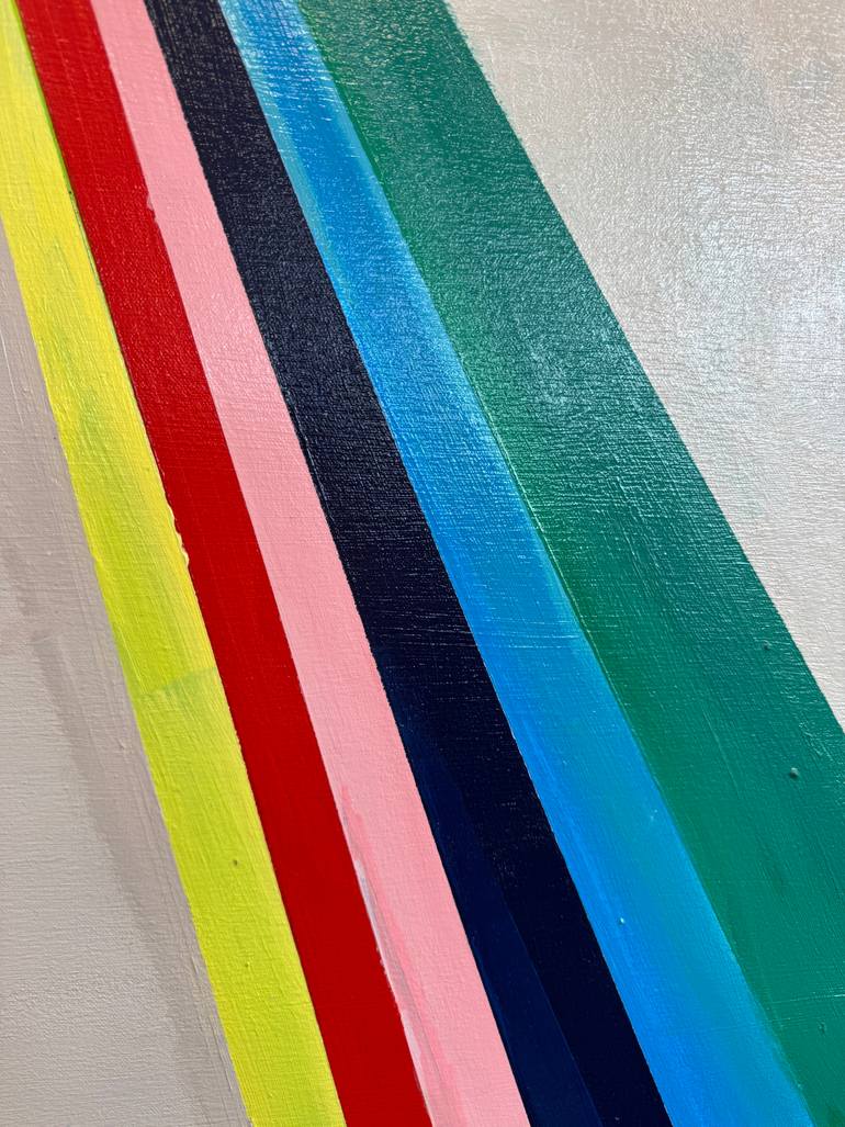 Original Abstract People Painting by Sally Bailey