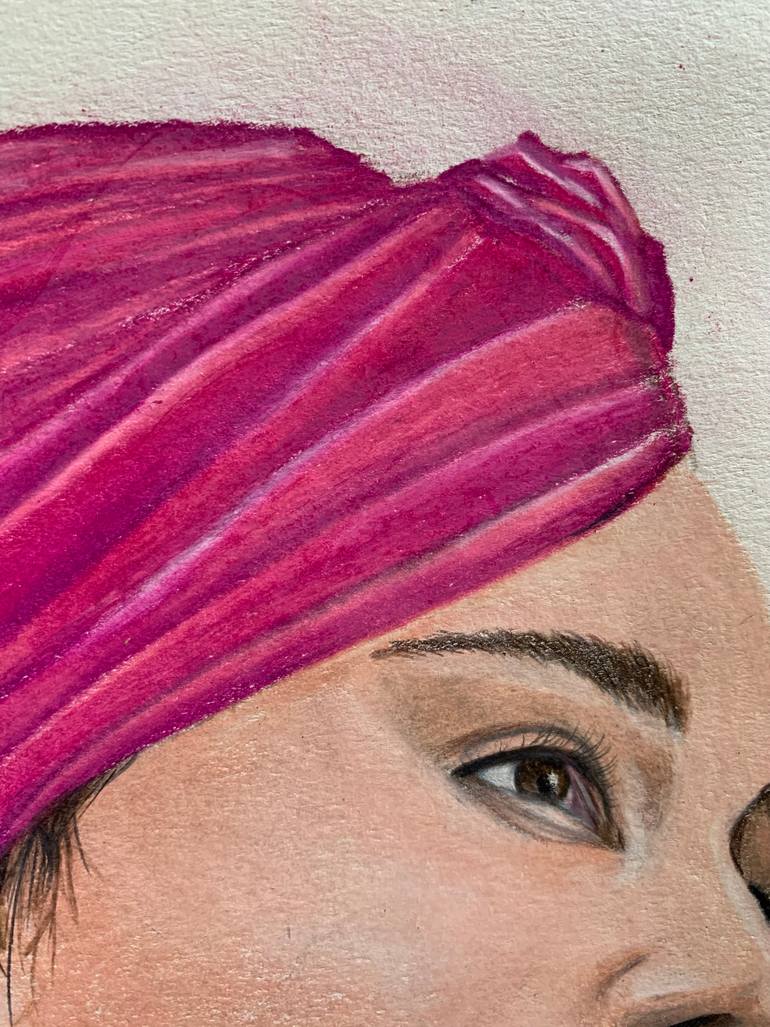 Original Portraiture Portrait Drawing by Sally Bailey