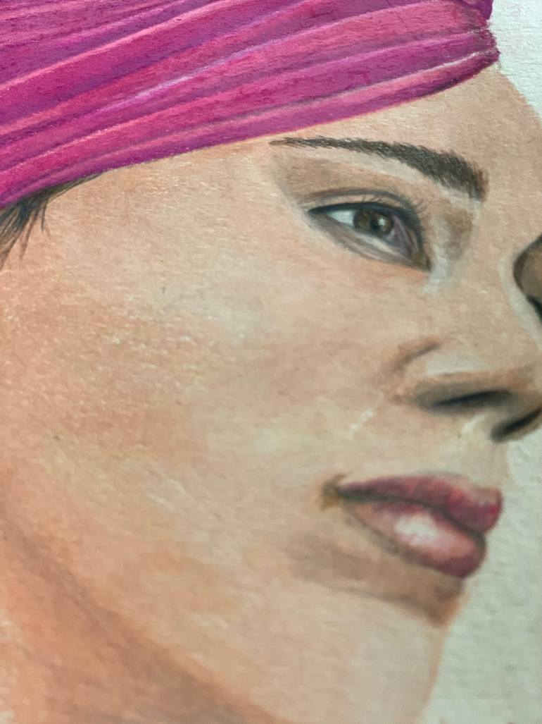 Original Portraiture Portrait Drawing by Sally Bailey