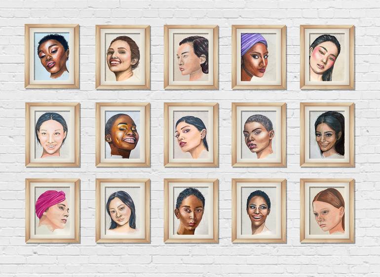 Original Realism Portrait Drawing by Sally Bailey