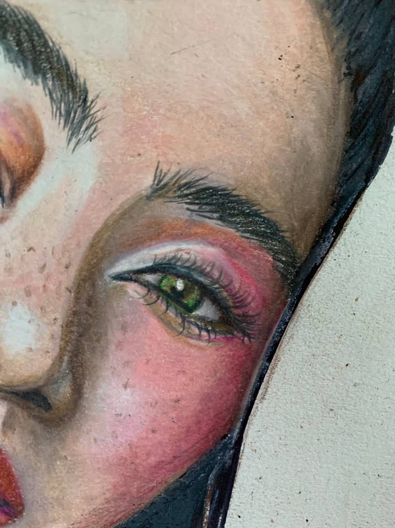 Original Illustration Portrait Drawing by Sally Bailey