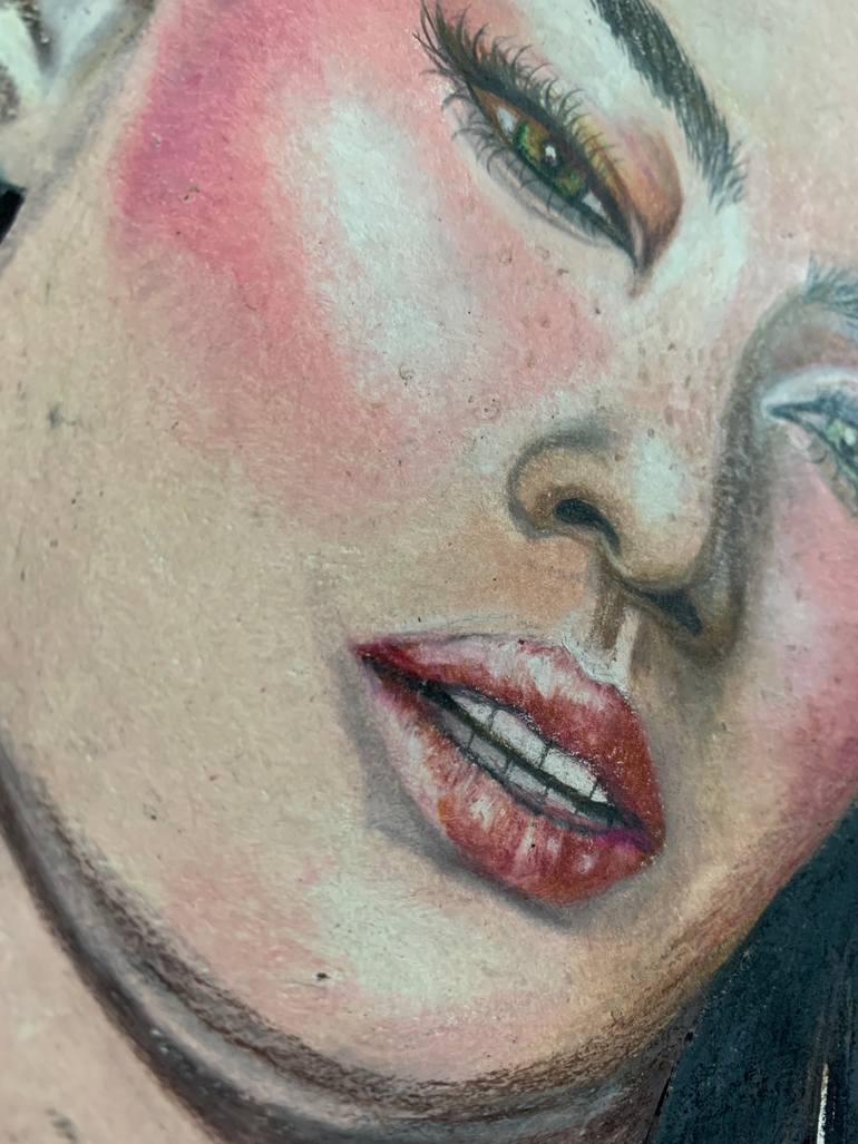 Original Illustration Portrait Drawing by Sally Bailey