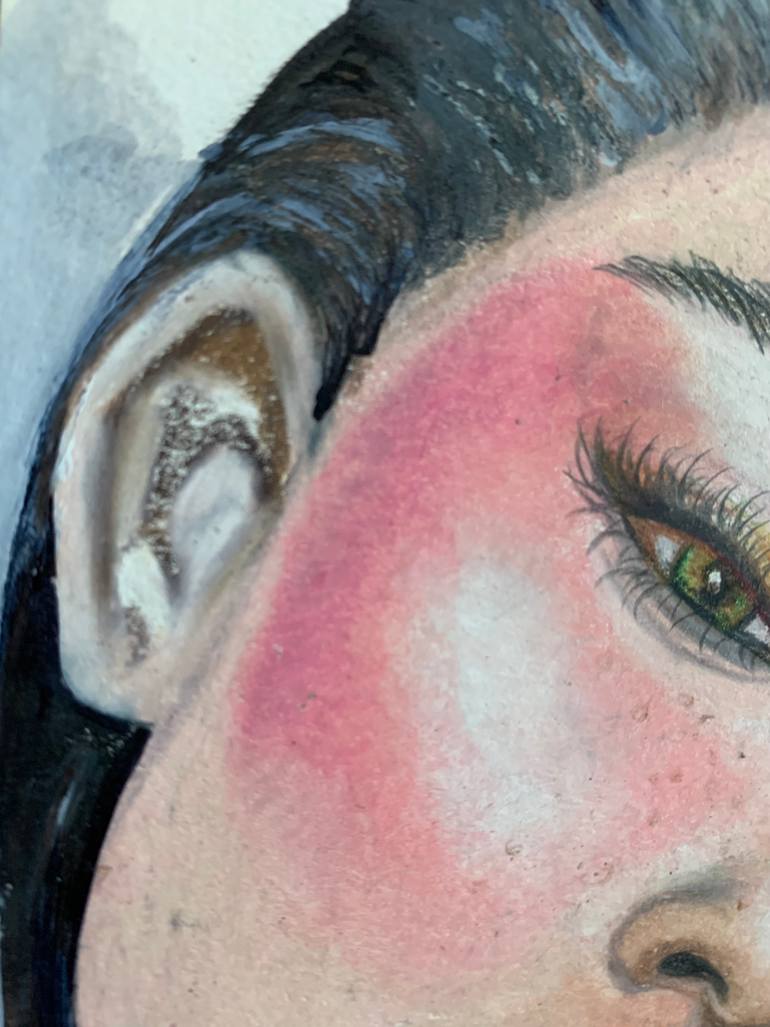 Original Illustration Portrait Drawing by Sally Bailey