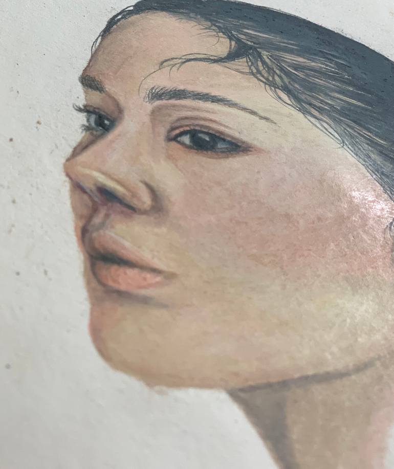 Original Portraiture Portrait Drawing by Sally Bailey