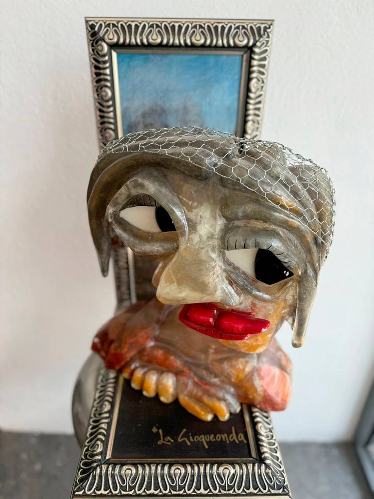 Original Cubism Women Sculpture by Manos Escultor