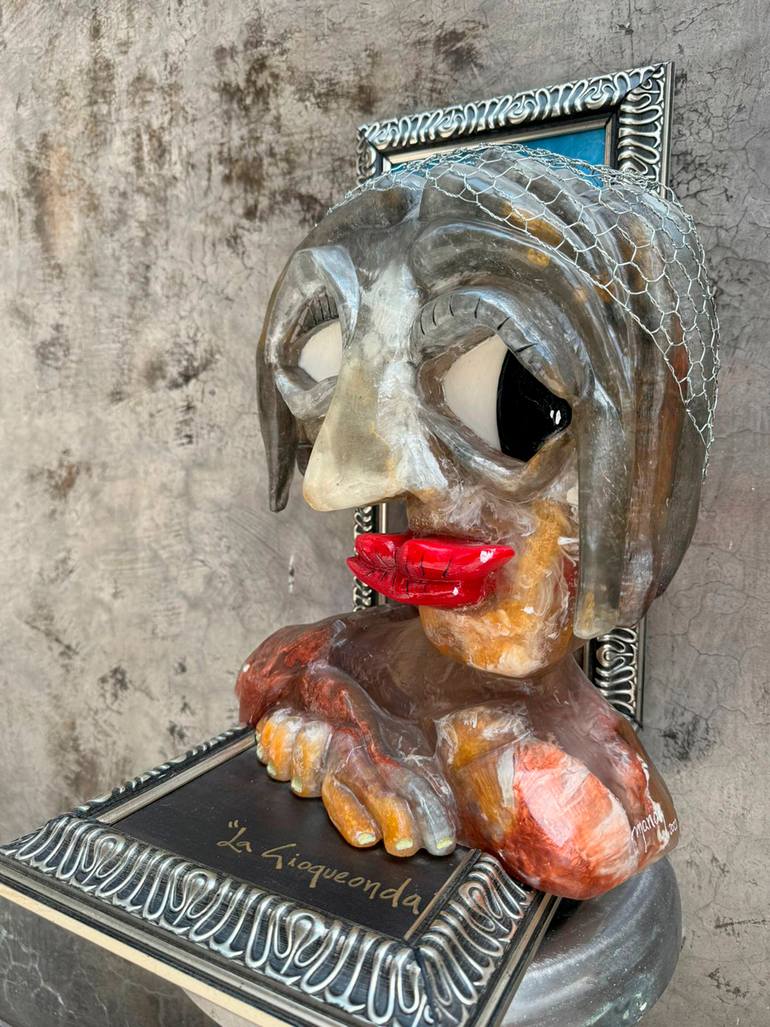 Original Cubism Women Sculpture by Manos Escultor