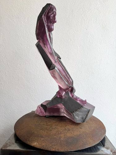 Original Expressionism People Sculpture by MANOS EscultorMex