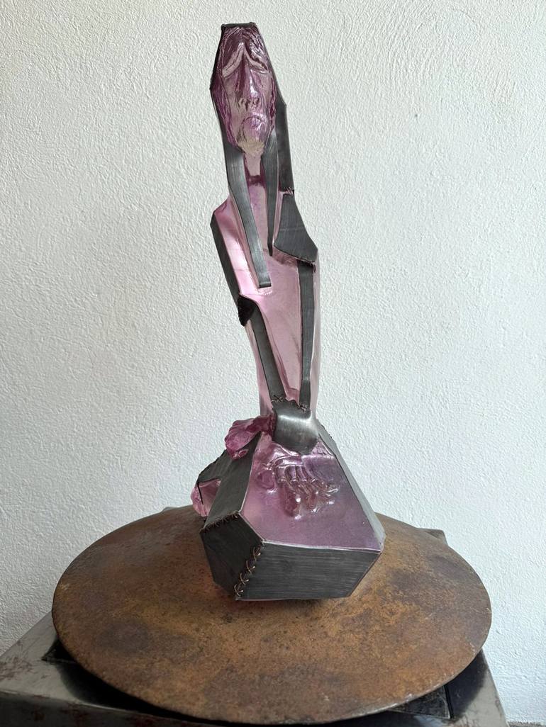 Original Expressionism People Sculpture by MANOS EscultorMex