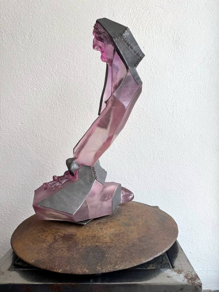 Original Expressionism People Sculpture by MANOS EscultorMex