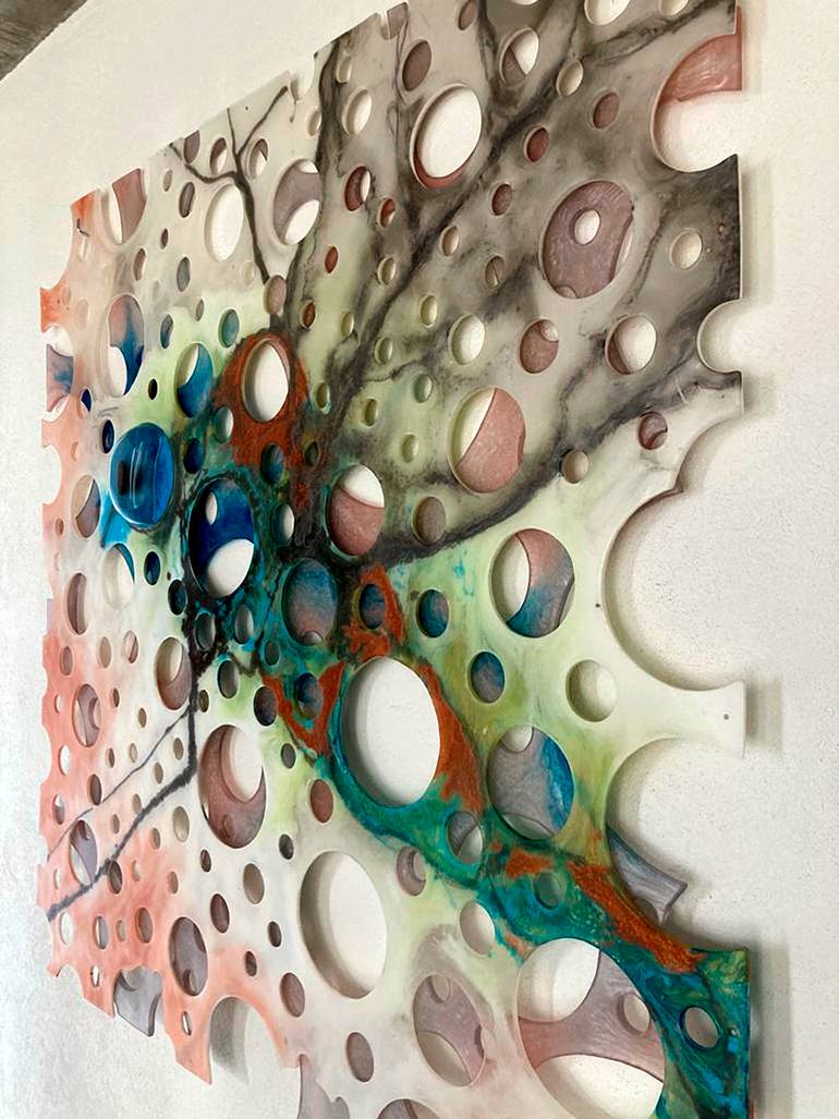 Original Abstract Nature Sculpture by Manos Escultor