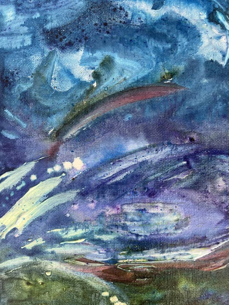 Original Abstract Landscape Painting by Evie Kitt