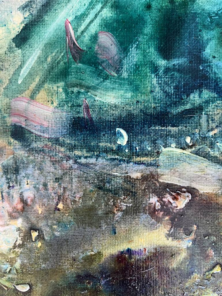 Original Abstract Landscape Painting by Evie Kitt