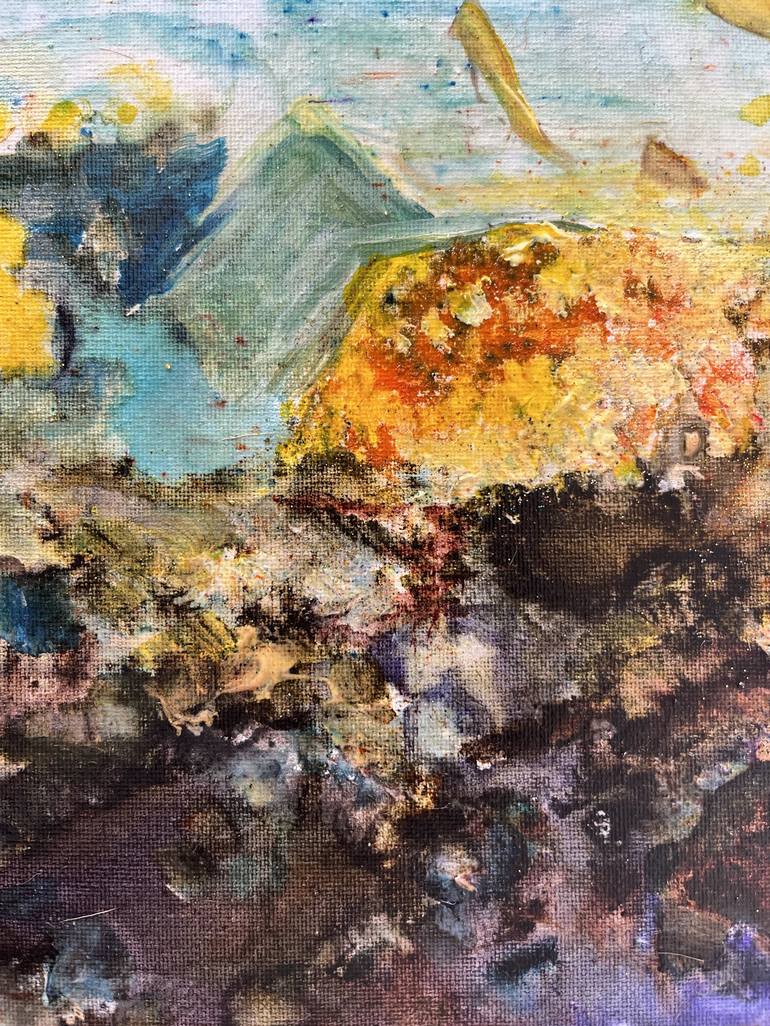 Original Abstract Landscape Painting by Evie Kitt